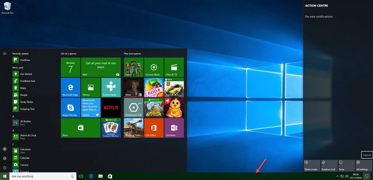 How to Apply the Accent Color Only in Taskbar in Windows 10